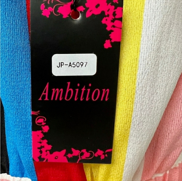 Ambition Multi striped jumpsuit - Picture 6 of 7